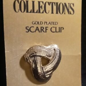 Gold Plated Scarf Clip or tie